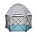 Summer Infant Pop 'N Play Deluxe Ultimate Playard, Aqua Splash/Textured Gray