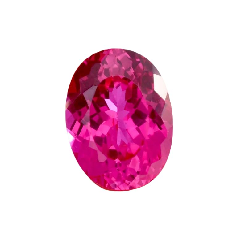 Saphir rose naturel ovale 15x11mm pour création de bijoux DIY GH_NAT_11457