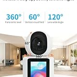 BFJNFPBEU Monitor dla niemowląt i osób starszych Wideorozmowa Interkom Kamera domowa HD Kamera niemowlęca WI-FI Kamera wewnętrzna Śledzenie ruchomej Kamery Nocnej Widoczności Dwukierunkowy interkom