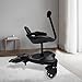 Xlsdlvcnxz Universal Stroller Board, Child Rider Stroller Attachment with Saddle Seat and Standing Platform, Board Buggy Wheeled Board w/Seat, Max Load 25kg/55.12lbs for Most Brands of Strollers