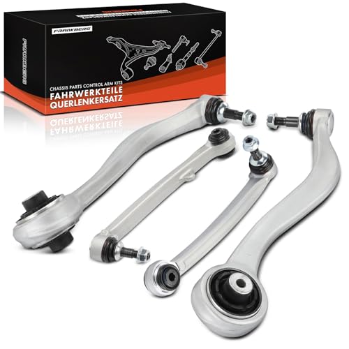 Image of Frankberg 4x Control Arm Kit Front Axle Compatible with 2 Coupe F22 F87 218-340 3 Series F30 F80 316 340 4 Cabriolet F33 F83 M4 4 Coupe F32 F82 418-440 Replace# 31122284531