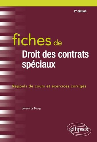 Fiches de Droit des contrats spéciaux
