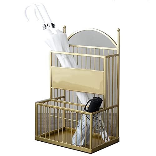 Porte-parapluie compact en métal pour organiser l'entrée de votre maison ou bureau