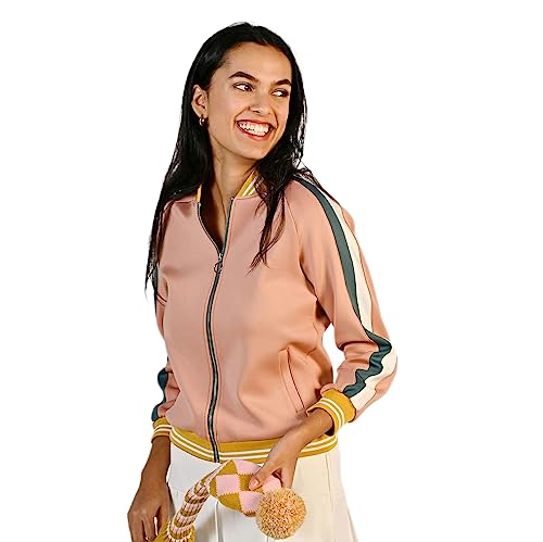 Cinnamon Girl Tracksuit Bomber Jacket Girls Golf Outfit with Pockets UPF50+ for Tweens and Teens 8-18 Years Old