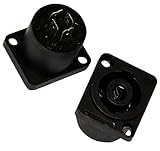 Conectores SPEAKON AERZETIX: 2X Conectores SPEAKON Hembra 4 Pines para Cable microfono Altavoces C4638