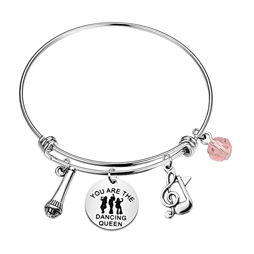 KEYCHIN Mam ma Theater Bracelet Donna and The Dynamos Fans Gift You Are The Dancing Queen Jewelry For Music Drama Fans (Dancing Queen Br-S)