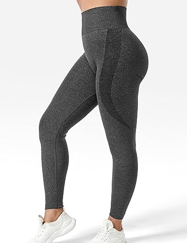 Yeoreo Women High Waist Workout Gym Smile Contour Seamless Leggings Yoga Pants Tights Gray Xs #TOP3