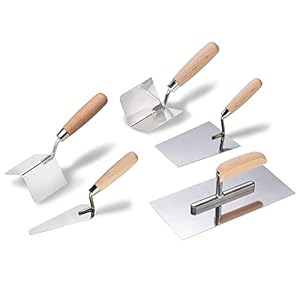 Colorus Maurerkellen Set 5-teilig Glättekellen