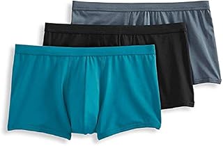 Jockey Life 3-Pack Men's Fresh Microfiber Stretch Trunks - Assorted Solids (M)