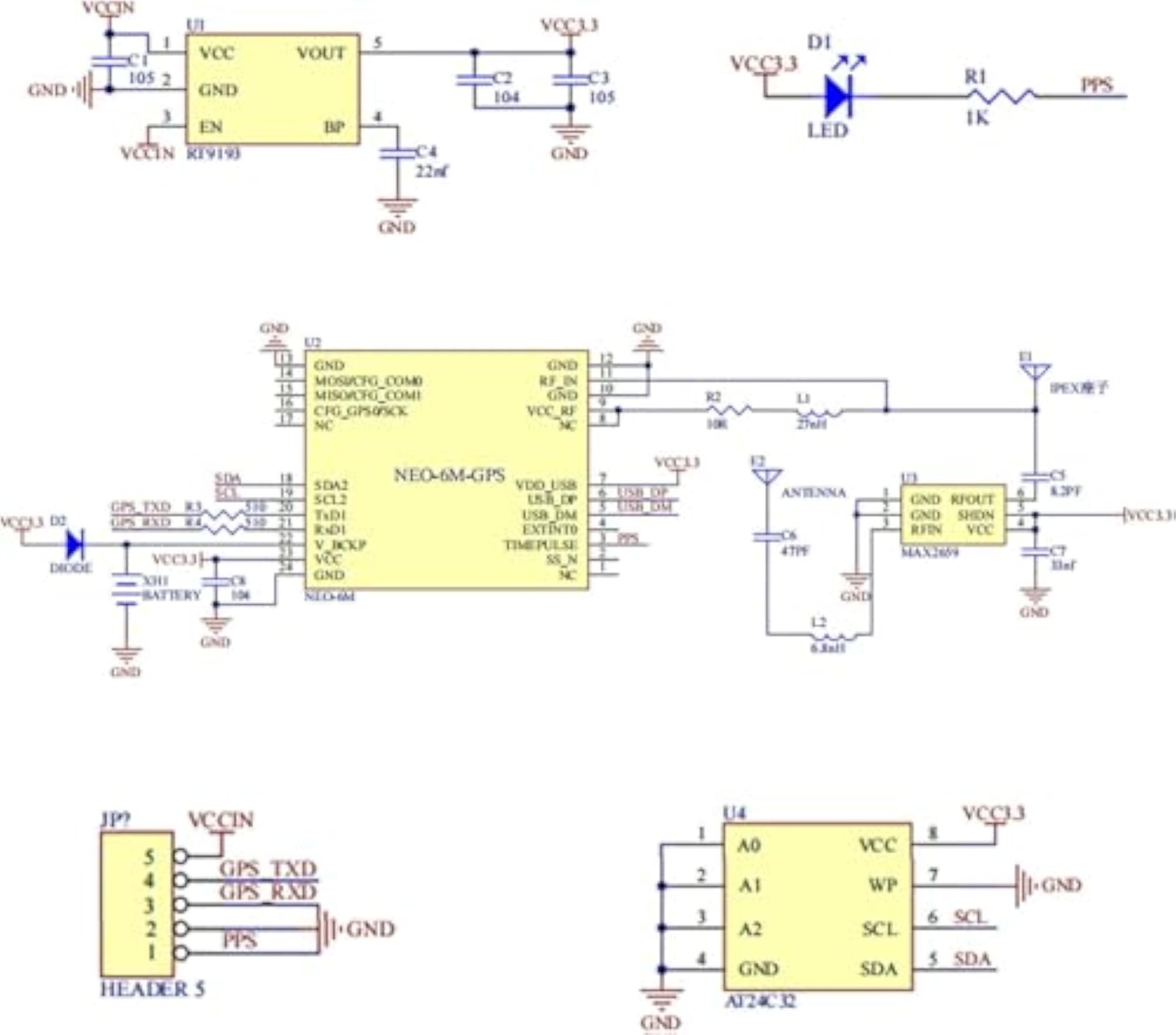 GT-U7 GPS Module for Drone Navigation