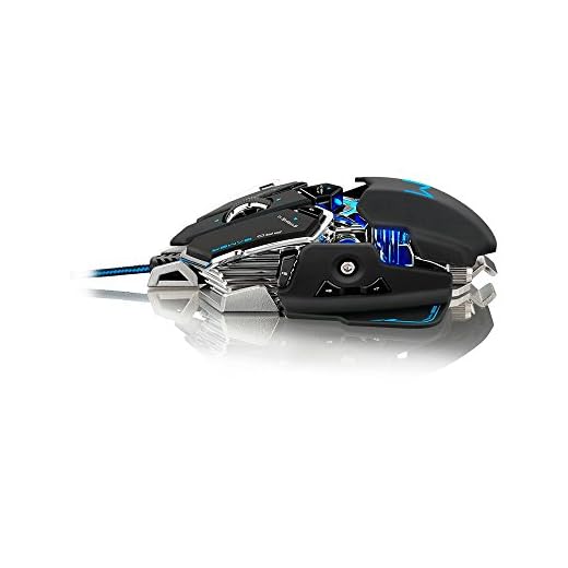 Mouse Gamer Warrior 4000 Dpi, Multilaser, MO246, Computadores e Notebook, Preto
