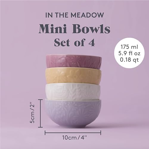 Mason Cash In The Meadow 6 oz Stoneware Prep Bowls | Set of 4 - Thumbnail 5