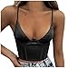 Sport BH Ohne Bügel Damen Ärmellos Unterhemd Sexy Tank Top Gerippt Camisole Sports Bra Push Up Sportweste Yoga Fitness Weste Sport Bustier Sommer Shirts Oberteile Bustier Einfache Mode Workout