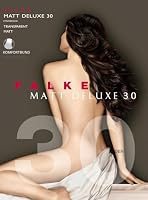 FALKE Matt Deluxe 30 DEN Damen Strumpfhose transparent & matt marine (6179), M-L – Ansicht 3