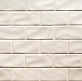 MSI Antique White 3 in. x 6 in. Handcrafted Glazed Ceramic Wall Tile for Bathroom, Kitchen Backsplash, Accent Wall Tile, and Shower Wall Tile