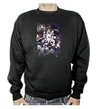 MERCHANDMANIA Sudadera Negra Anime Mato Seihei no Slave Esclavo Guerrero Bestia Adulto Poliester algodón Sweatshirt