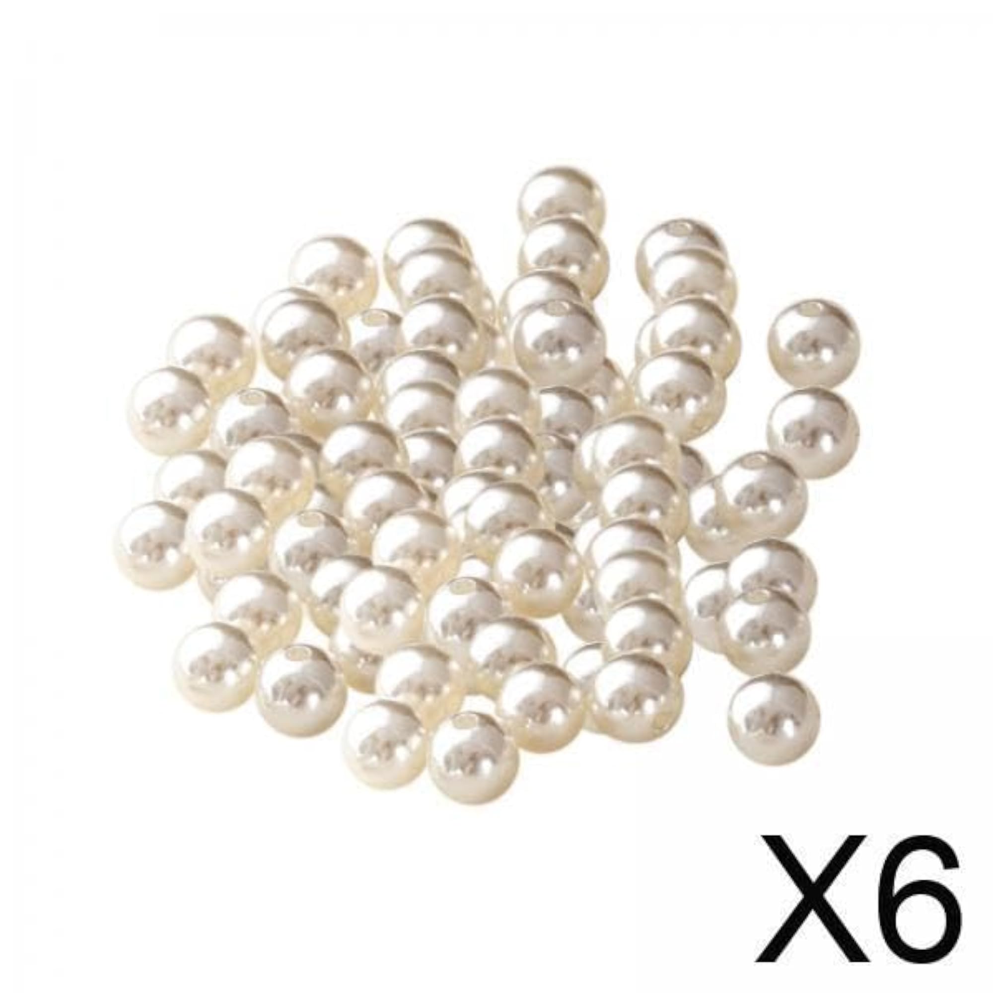 100Pcs Beads with Hole for DIY Threading Beads