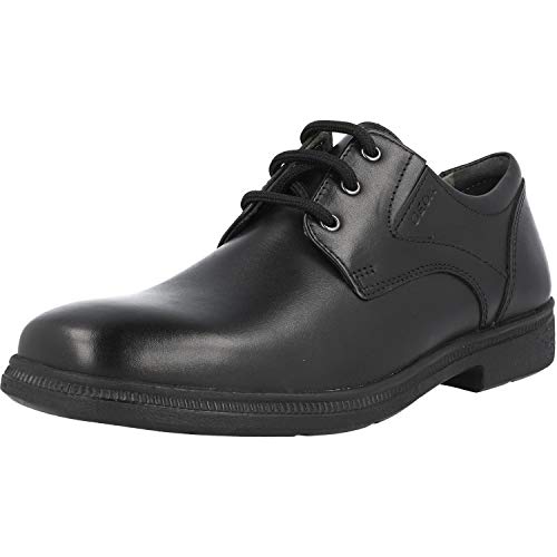 Geox Jr Federico C, Zapatos para Niño, Negro (Black), 38 EU