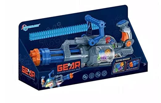 Toyemporium Transparent Gear Gun for Kids 3-9 Years(Electric Vibration Gun Toys) Transparent Gear Soft Bullet Shooting Gun with Music and Sound Toys for Childern (B0C4FB5TZ1) Amazon Price History, Amazon Price Tracker