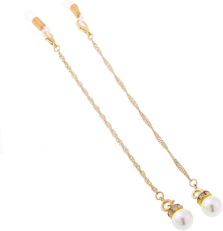 Eyeglasses Lanyard Pearl Chain Multifunctional Buckle Fashion Sunglasses Decorative Glasses