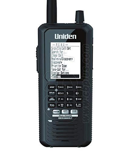 Uniden UBCD-3600XLT RX 25-1300 MHz digital y analógico 800107