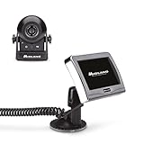 Midland - Wireless RV Cam Telecamera Retromarcia Auto, Camper, Roulotte e Altri Veicoli - Telecamera per Auto con Angolo di Visione 120°, LED IR, Facile Installazione Senza Forature, Monitor Incluso