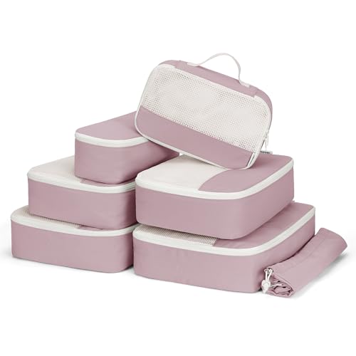Narwey Packing Cubes for Travel, Luggage Organizer Bags for Women Kids