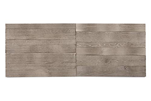 Timberwall - Weld Collection Silver - DIY Wood Wall Panel - Solid Wood Planks - Easy Peel and Stick Application - 10.3 Sq Ft