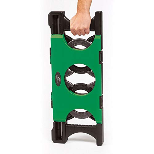 EastPoint Sports Wild Sports Official Weight Horseshoe Set with Molded Case - Features Solid Steel Stakes and Portable Carry Caddy
