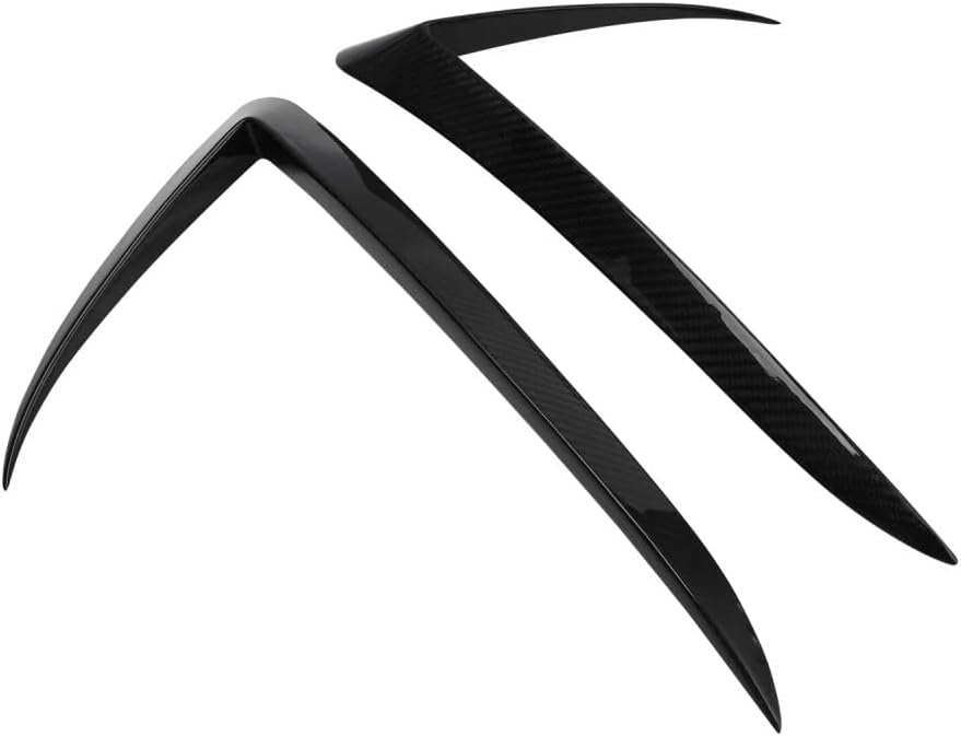 Car Air Vent Wind Knife, 2PCS, ABS Carbon Fiber Look, Air Vent Wind Knife Body Kits Compatible For Tesla Model 3 2017-2022