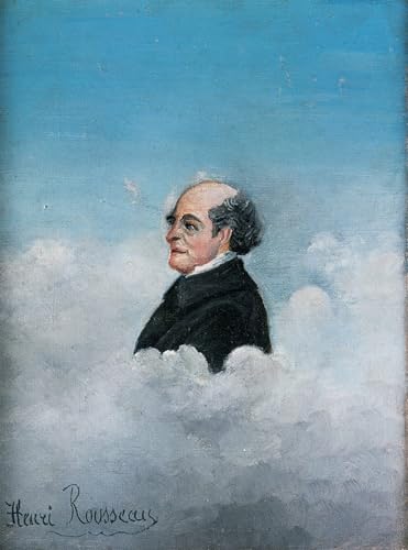 Tableau Toile Peinture Décorative Henri Rousseau portrait de 60x90cm