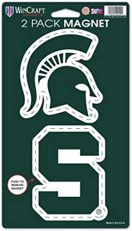 NCAA WinCraft Michigan State University Spartans 5" x 9" Magnet Set