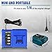 YUHDWRE For Kobalt 24V Battery Charger, 1/4 Mini Battery Charger Replacement for Kobalt 24 Volt Battery KB624-03 KB524-03 KB424-03 KB224-03 (No Battery)