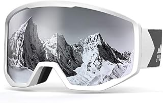 NXONE Ski Goggles for Men and Women, Anti-Fog Over Glasses Snowboard Goggles
