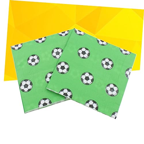 KALLORY 120 Pçs Guardanapos De Aniversário Festa De Aniversário Guardanapo De Tecido Guardanapos De