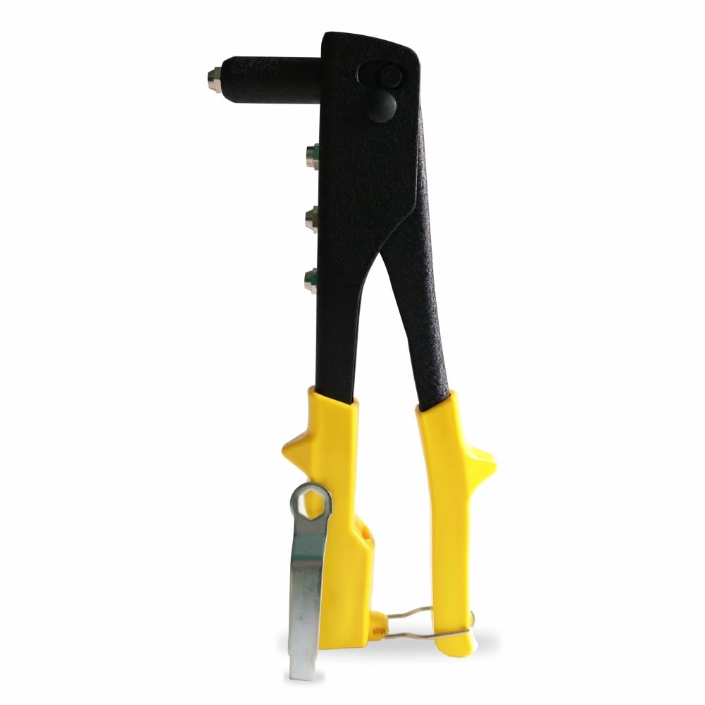 TOMAHAWK® Heavy Duty Riveter Set with 4 Nozzles & Anti-Corrosion Properties Ideal for Joining & Fabrication Metals Sheet, Leather & Plastic Parts - Multicolor (B0CMM74ZPG) Amazon Price History, Amazon Price Tracker