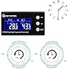HOVCEH Regolatore di temperatura, regolatore di temperatura 230 V con sonda, presa termostatica, regolatore di umidità, termostato digitale, interruttore per umidificatore, deumidificatore fungo HOVCEH Regolatore di temperatura, regolatore di temperatura 230 V con sonda, presa termostatica, regolatore di umidità, termostato digitale, interruttore per umidificatore, deumidificatore fungo