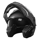 SPARK DOT Approved Modular Flip-Up Dual Visor Motorcycle...