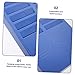 FOYTOKI Flexible Cards Storage Shelf 24 Grid Wall-Mounted Holder Pp Material Office School Cardholder Random