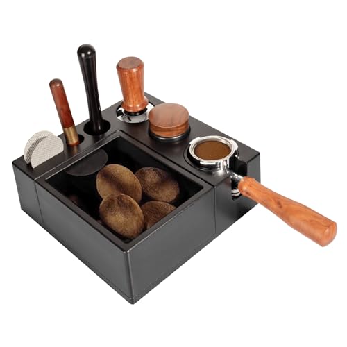 Guolich Tamperstation, Tamper Station aus ABS für Siebträger 51-58 mm, Tamping Station für Espresso Kaffeemaschine Barista Zubehör,Kaffee-Tamperhalter,Barista Station