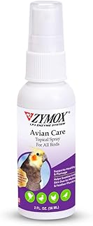 Zymox Avian Care Topical Spray for All Birds, 2 oz. – Soothes Irritated Skin & Supports Healthy Plumage for All Birds, Fowl & Poultry