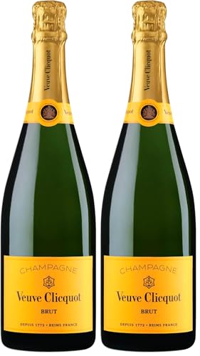 Veuve Clicquot Brut Carte Jaune Champagne 12,5% 75cl (Lot de 2)