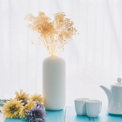 Ramo de flores secas gypsophila blanco para decoración miniatura 3