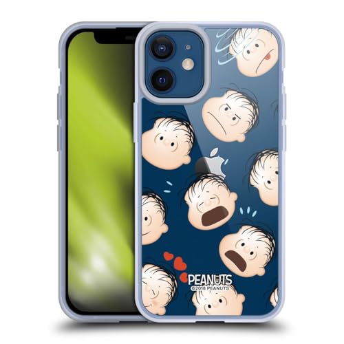Head Case Designs Officially Licensed Peanuts Linus Character Patterns Gel Case [Military Grade Protection] Compatible with Apple iPhone 12 Mini and Compatible with MagSafe