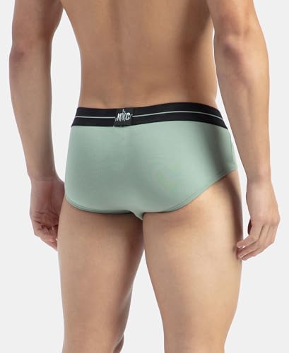 Image of Jockey NY15 Men Super Combed Cotton Elastane Stretch Solid Brief with Ultrasoft Waistband