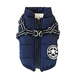 ❤ Der D-förmige Ring ist dick und langlebig und kann eine stärkere Zugfestigkeit tragen. ❤ Bitte beachten Sie, dass alle Hundekleider in der unteren rechten Ecke ein fünfeckiges Kreislogo haben.