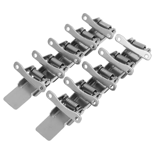 DOITOOL 10 Pièces Pinces à Ressort pour Plafonnier Argenté en Métal Installation Stable et Design Flexible pour Spots Encastrés et Downlights