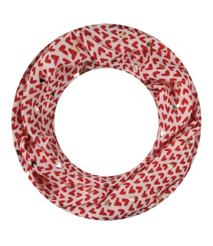 Majea Loop Schal Damen Schlauchschal Halstuch schmaler Loopschal (880052) (rot 12)