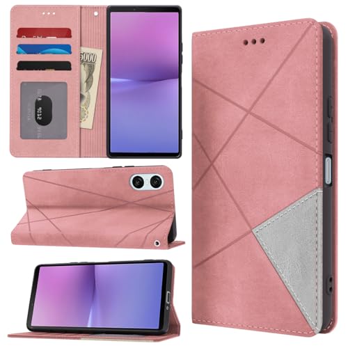 Sony Xperia 10 vi �P�[�X �蒠�^ ���z�^ �ϏՌ� �G�N�X�y���A 10vi �X�}�z�P�[�X �J�[�h���[ ���u���@�\ SO-52E SOG14 XQ-ES44 �g�уJ�o�[ ���u���X�^���h�@�\�t ���b�v�z�[���t�� �}�O�l�b�g���� �C�菝�h�~ ����