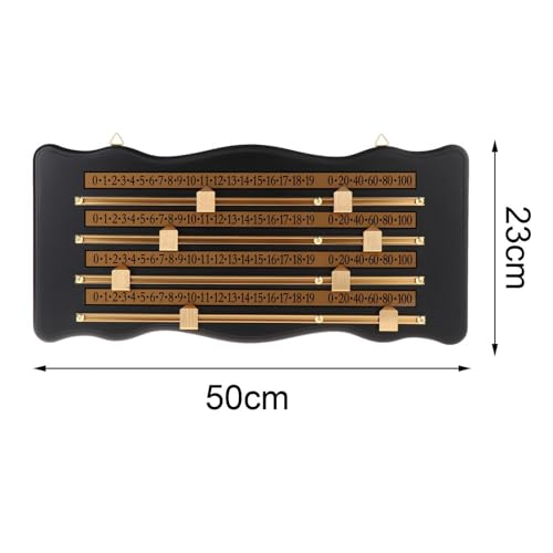 Pizarra marcador para Shuffleboard de madera 50cm miniatura 4